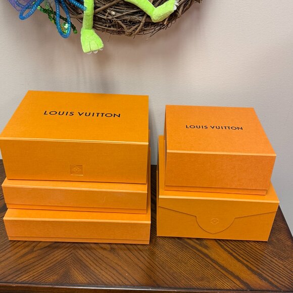 Louis Vuitton Storage Box Set – 5 Mixed Sizes (Like New) - Picture 2 of 13
